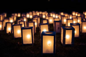 Christmas candles to help light the party options