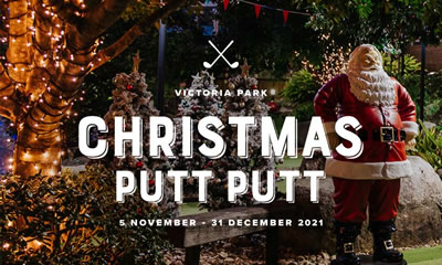 Christmas Putt Putt at Victoria Park
